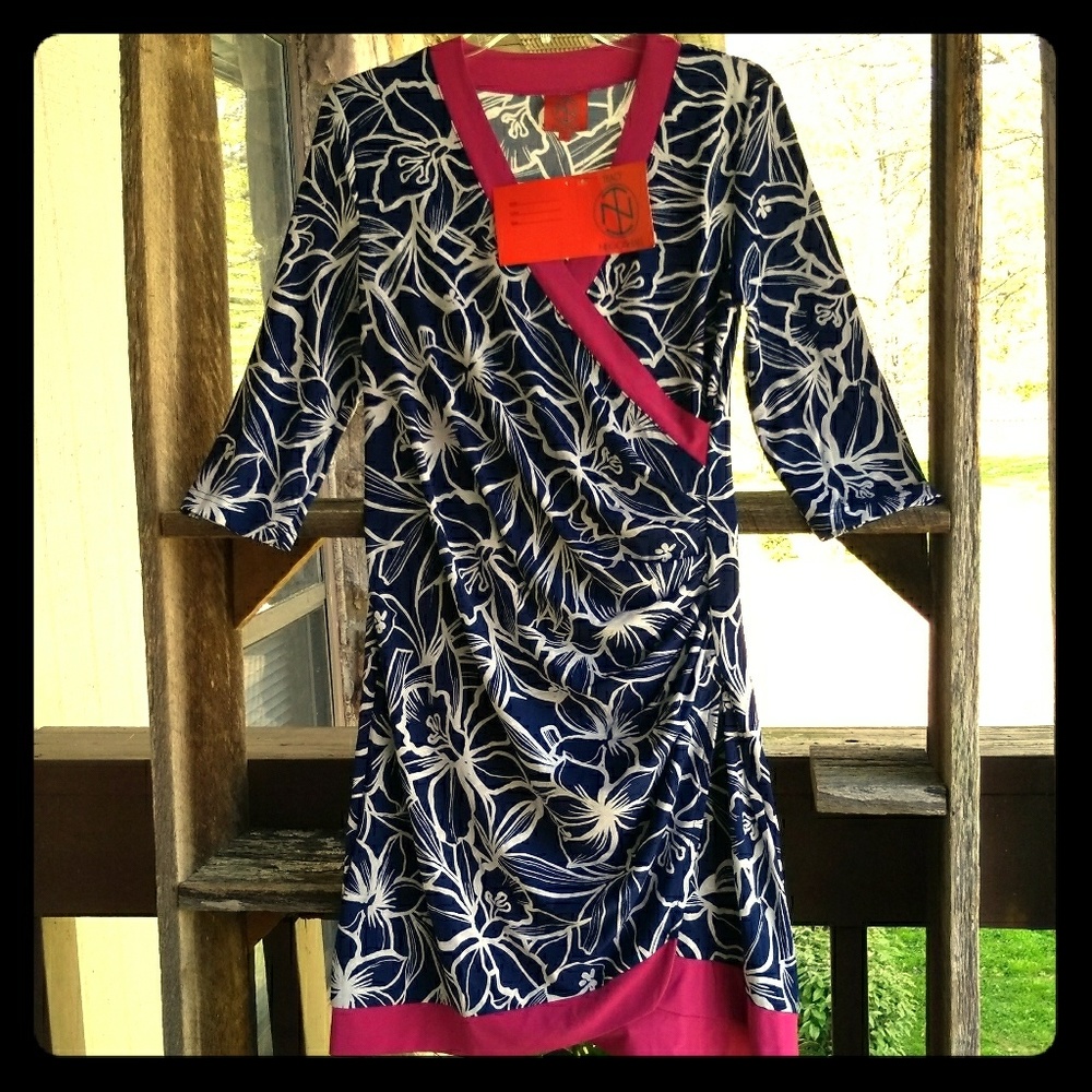 Faux Wrap Dress